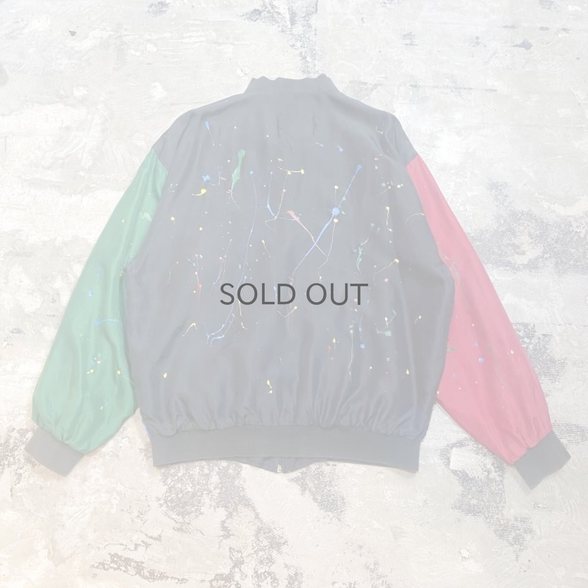 画像2: 【Wiz&Witch】"CANVAS" SPLASH ART SILK BLOUSON / OS (2)