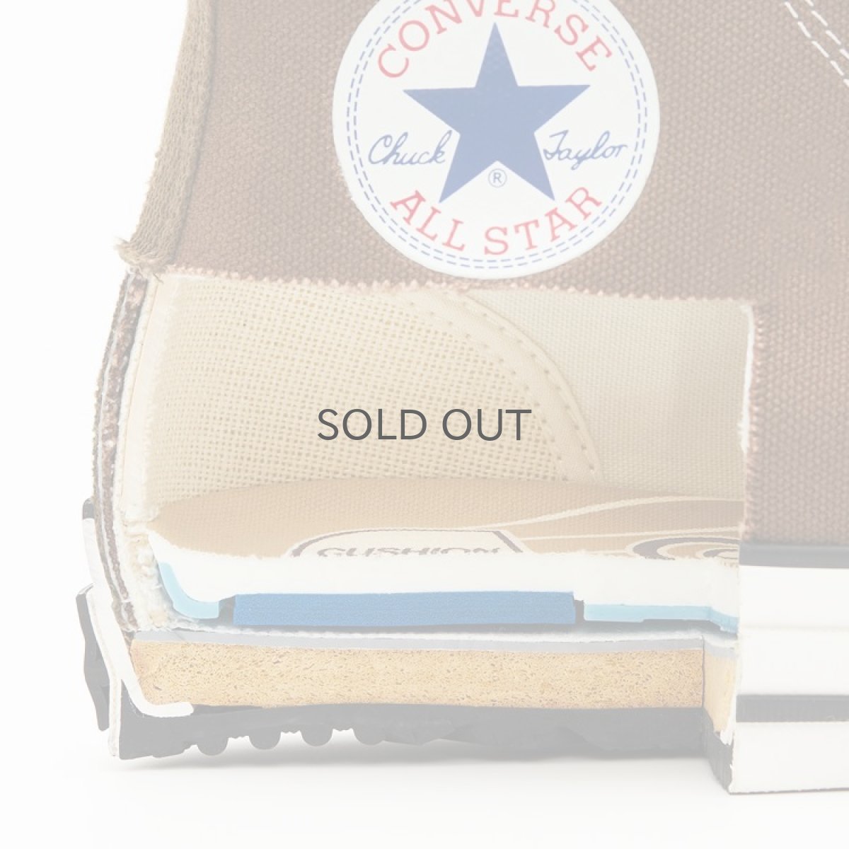 画像11: 【CONVERSE ADDICT】- CHUCK TAYLOR® CANVAS HI / BROWN (11)