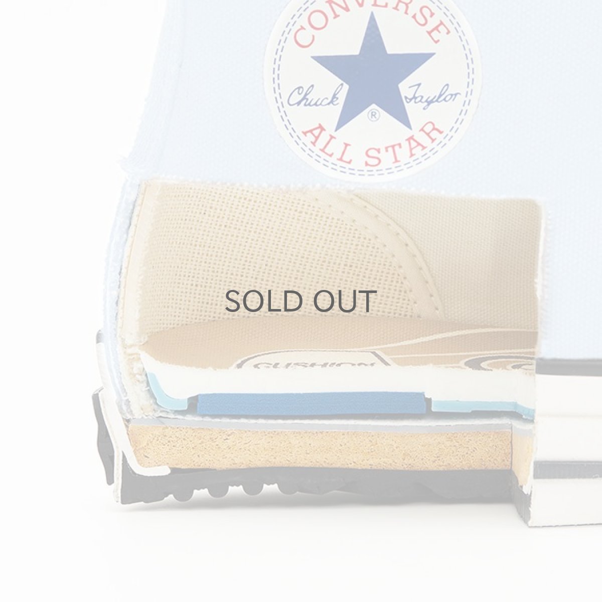 画像11: 30% OFF!!【CONVERSE ADDICT】- CHUCK TAYLOR® CANVAS HI / LIGHT BLUE (11)
