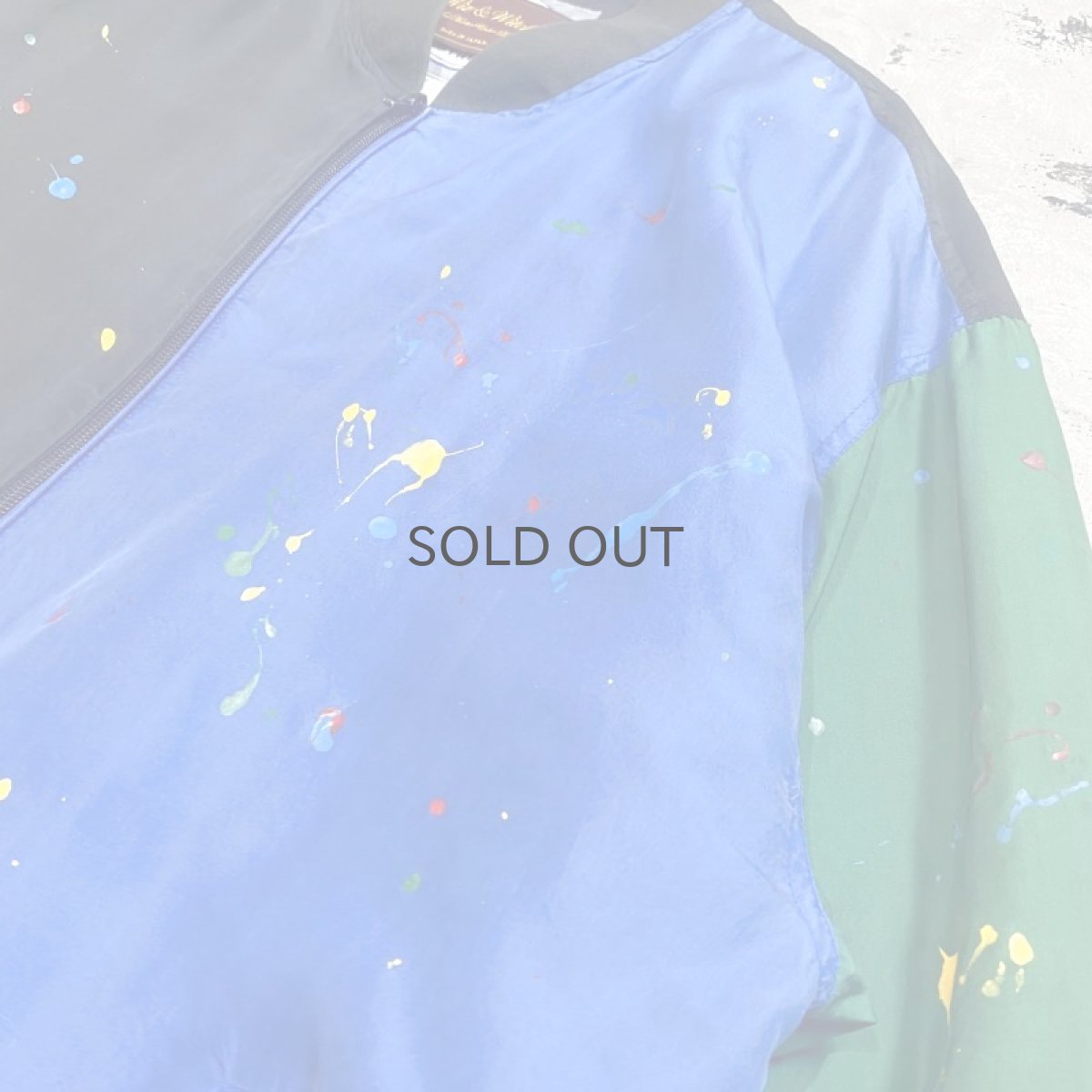 画像4: 【Wiz&Witch】"CANVAS" SPLASH ART SILK BLOUSON / OS (4)