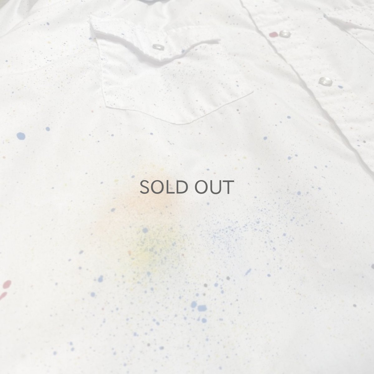 画像5: 【Wiz&Witch】"CANVAS" SPLASH WESTERN SHORT SHIRT / OS (5)