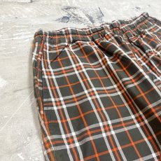 画像3: CHECK PATTERN WIDE SILHOUETTE PANTS / FREE (3)