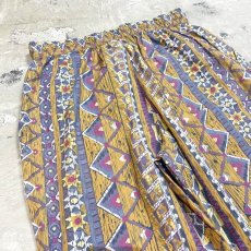 画像8: NATIVE STRIPE PATTERN DESIGN PANTS / FREE (8)