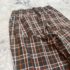 画像8: CHECK PATTERN WIDE SILHOUETTE PANTS / FREE (8)