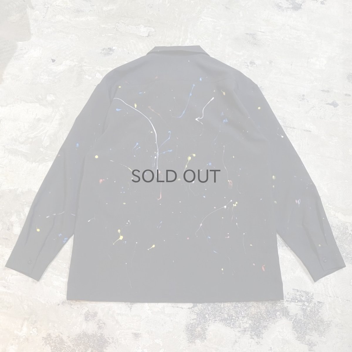 画像2: 【Wiz&Witch】"CANVAS" SPLASH ART L/S SHIRT / OS (2)