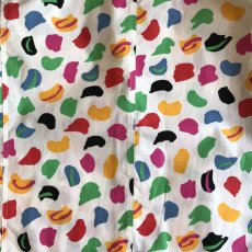 画像10: ALL OVER ART PATTERN TAILORED JACKET / Ladies36(M) / MADE IN FRANCE (10)