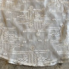 画像7: DESIGN EMBROIDERY SHEER TOPS / Ladies M (7)