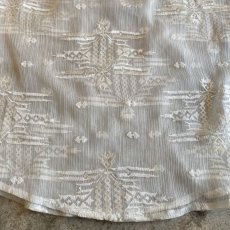 画像7: DESIGN EMBROIDERY SHEER TOPS / Ladies M (7)