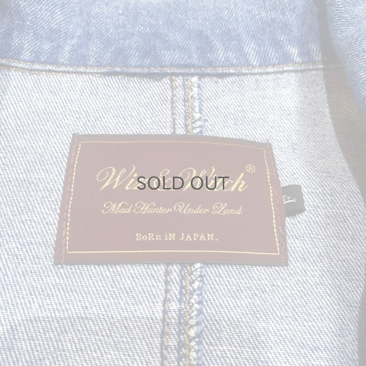 画像10: 【Wiz&Witch】"CANVAS" SPLASH DENIM COAT / OS (10)