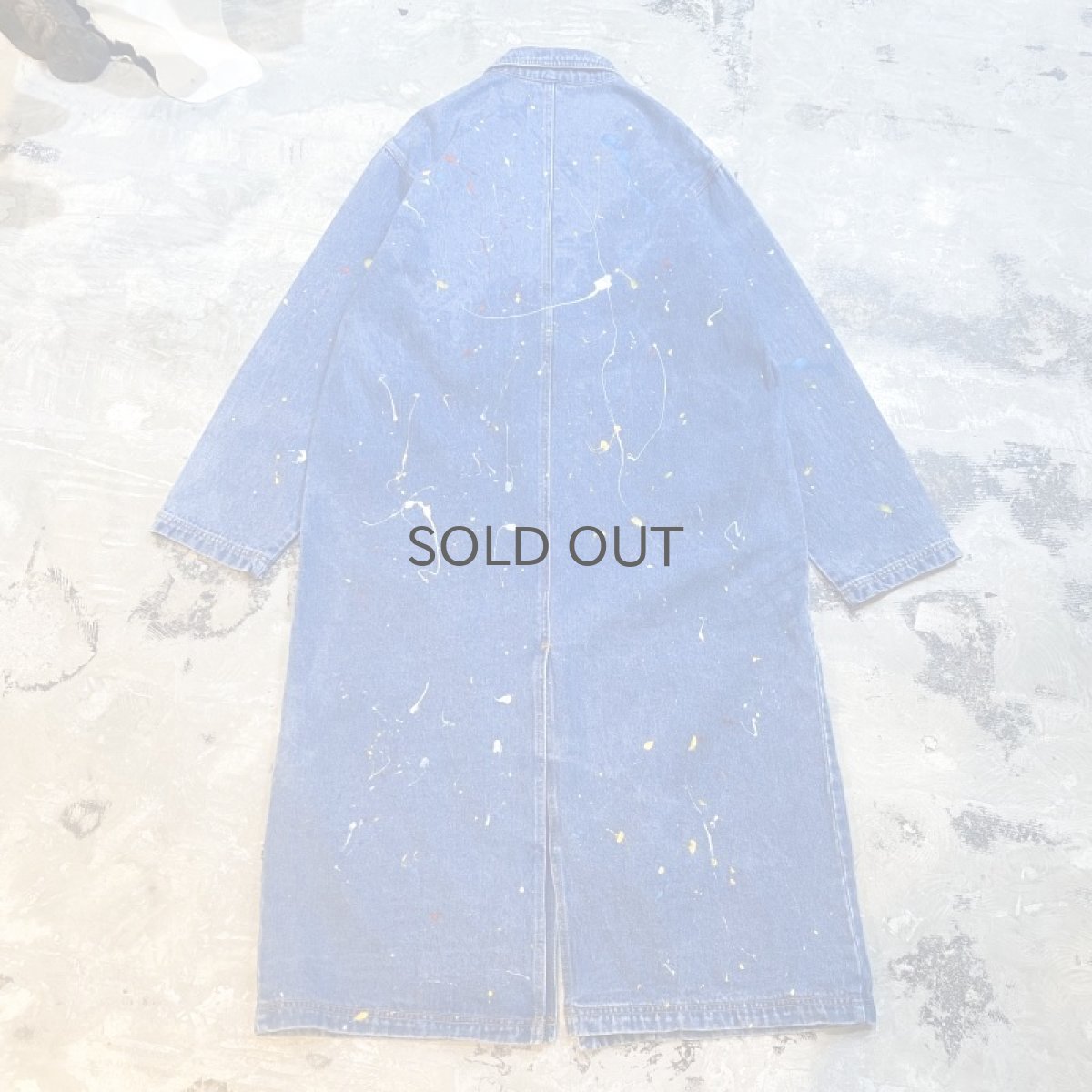 画像2: 【Wiz&Witch】"CANVAS" SPLASH DENIM COAT / OS (2)