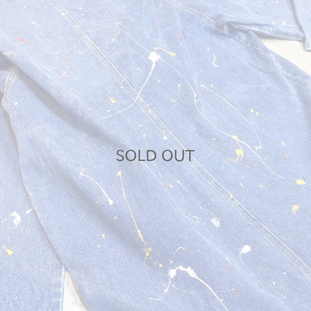 画像9: 【Wiz&Witch】"CANVAS" SPLASH DENIM COAT / OS (9)