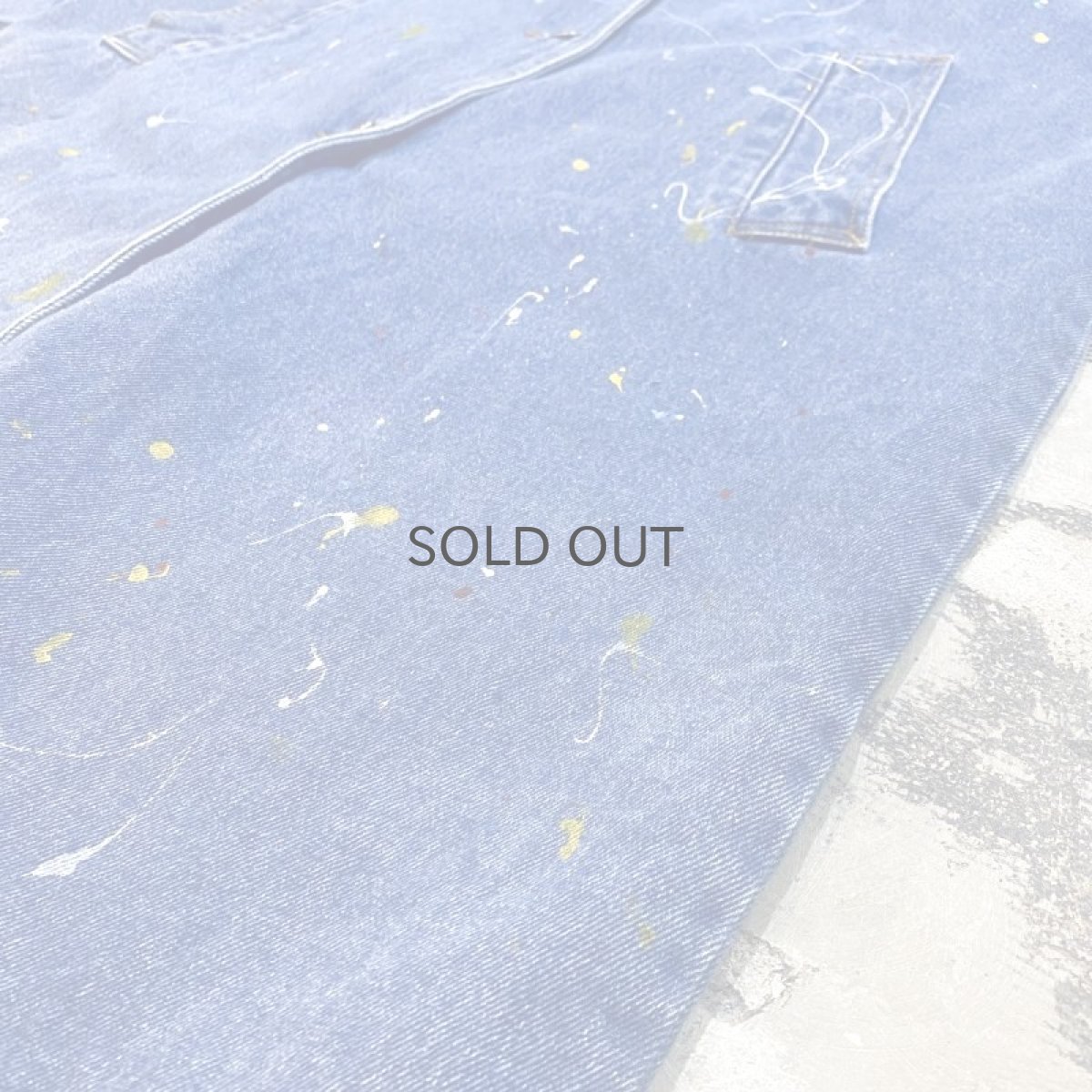 画像6: 【Wiz&Witch】"CANVAS" SPLASH DENIM COAT / OS (6)