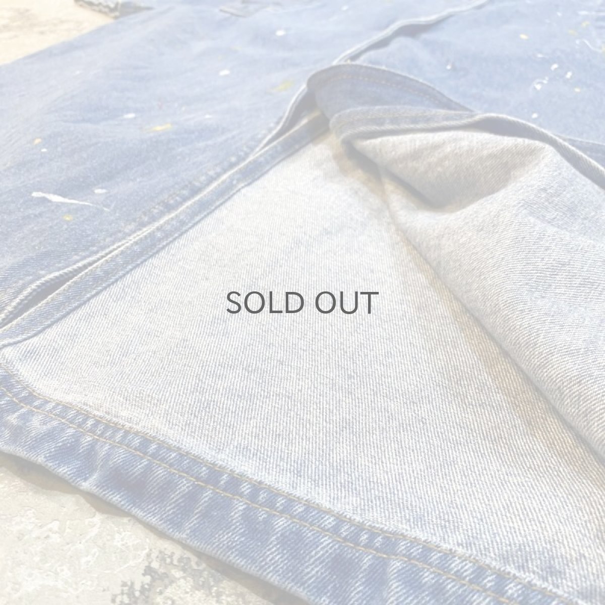 画像8: 【Wiz&Witch】"CANVAS" SPLASH DENIM COAT / OS (8)