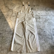 画像1: 【adidas】 PALE TONE COLOR LINE DESIGN COTTON OVERALL / Ladies M (1)