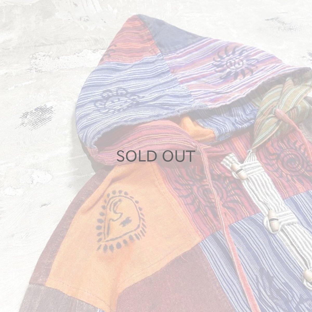 画像4: PATCHWORK VARIOUS PATTERN NATIVE ANORAK PARKA / Mens L~XL (4)