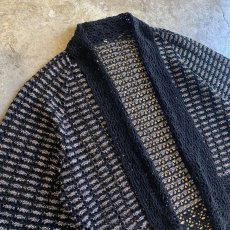 画像3: METALLIC CROCHET DESIGN CARDIGAN / Ladies M (3)