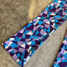 画像7: GEOMETRIC PATTERN DESIGN PANTS / W27 (7)