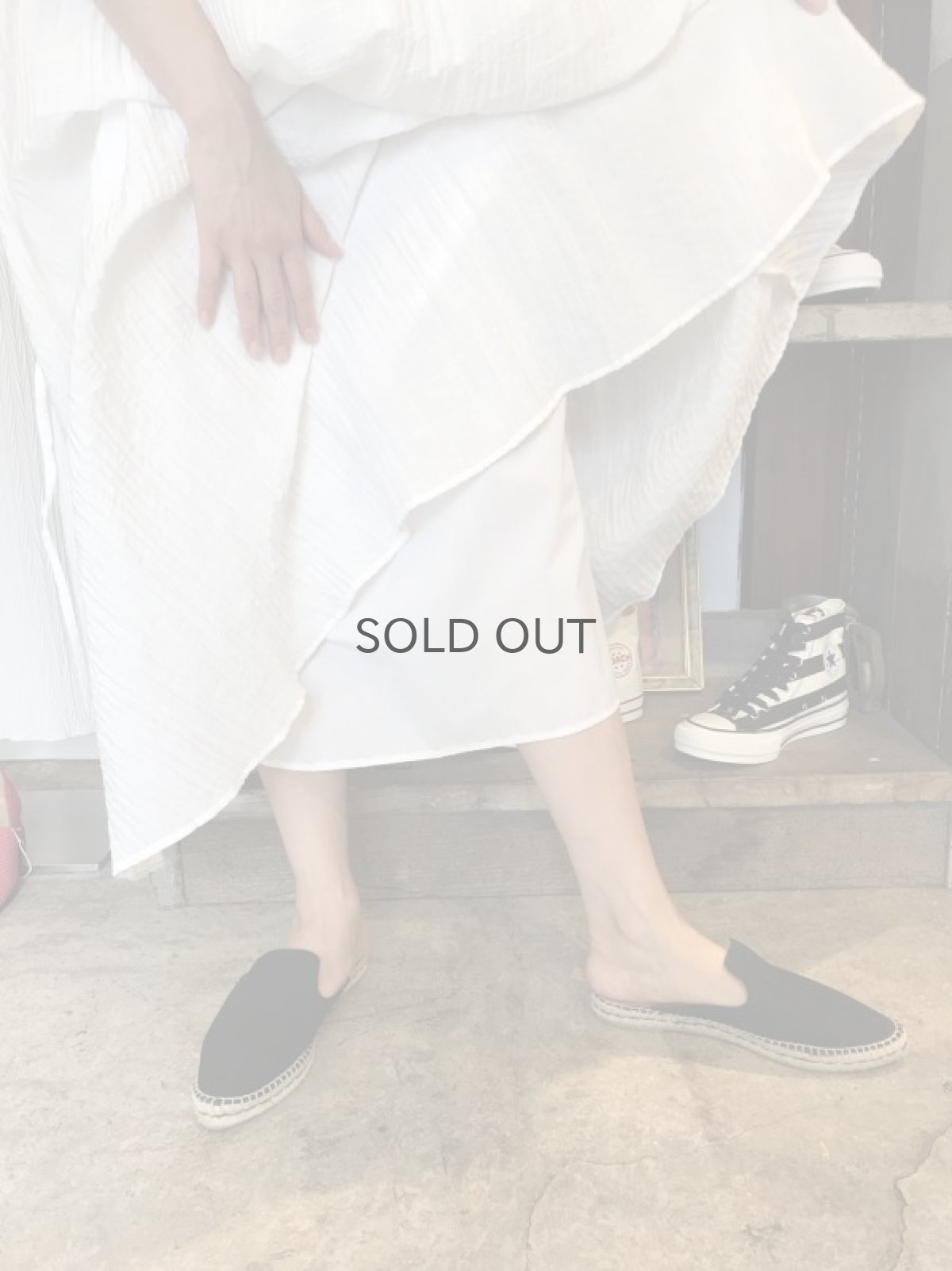 画像15:  COTTON SHEER DOCKING LONG ONE-PIECE / Ladies M (15)