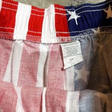 画像10: STARS & STRIPES PATTERN COTTON PANTS / W26~ / MADE IN USA (10)