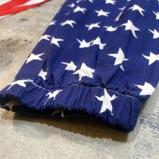 画像8: STARS & STRIPES PATTERN COTTON PANTS / W26~ / MADE IN USA (8)