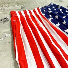 画像3: STARS & STRIPES PATTERN COTTON PANTS / W26~ / MADE IN USA (3)