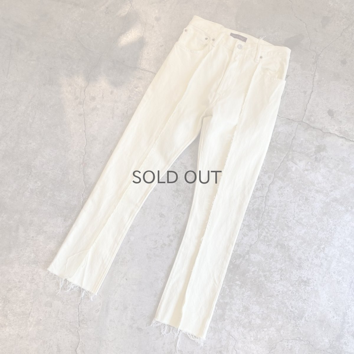 画像4: 【Wiz&Witch】FLARE CUT DENIM PANTS / W29 (4)