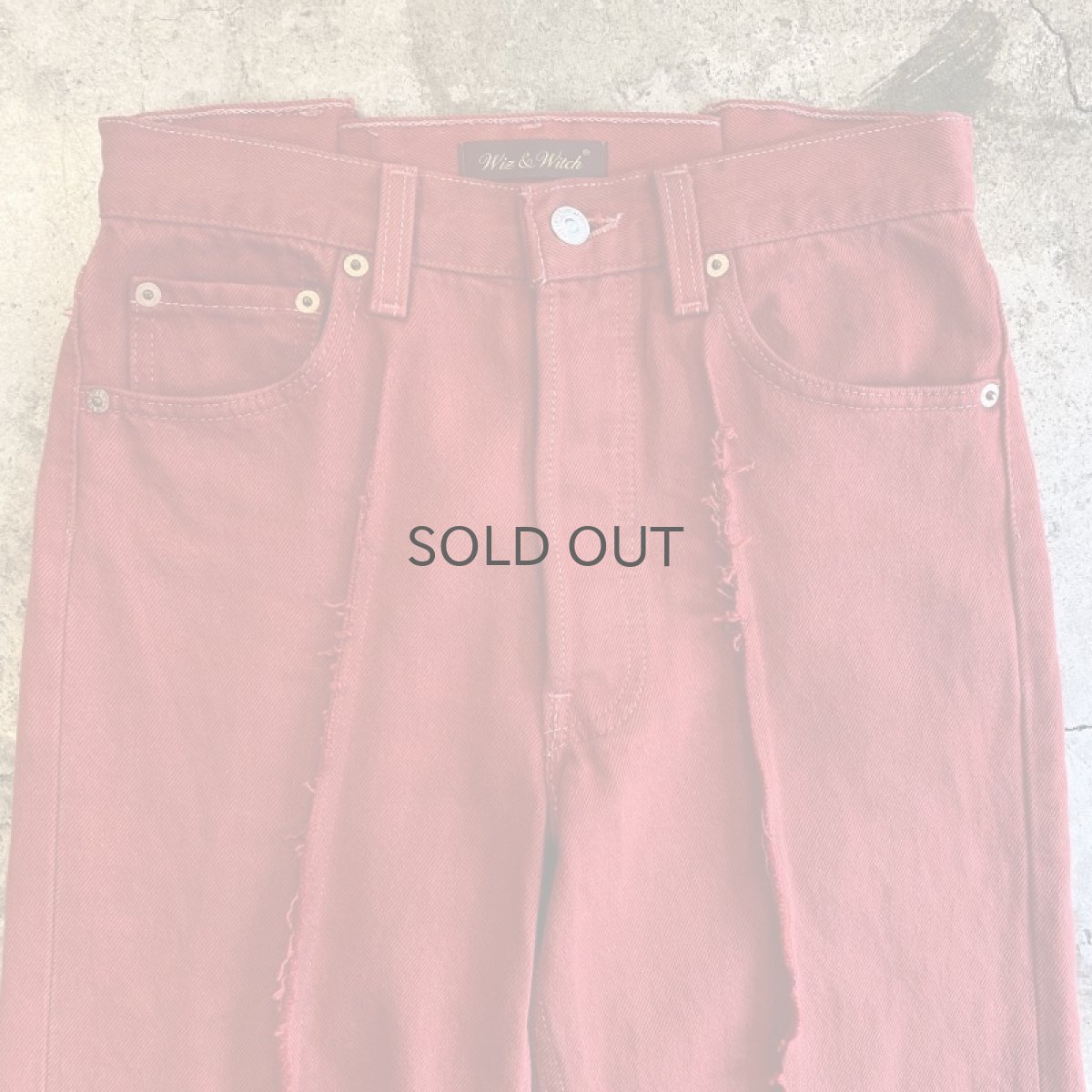 画像5: 【Wiz&Witch】FLARE CUT DENIM PANTS / W28 (5)
