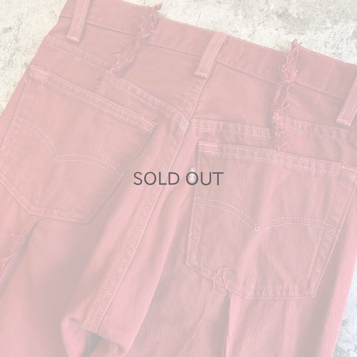 画像9: 【Wiz&Witch】FLARE CUT DENIM PANTS / W28 (9)