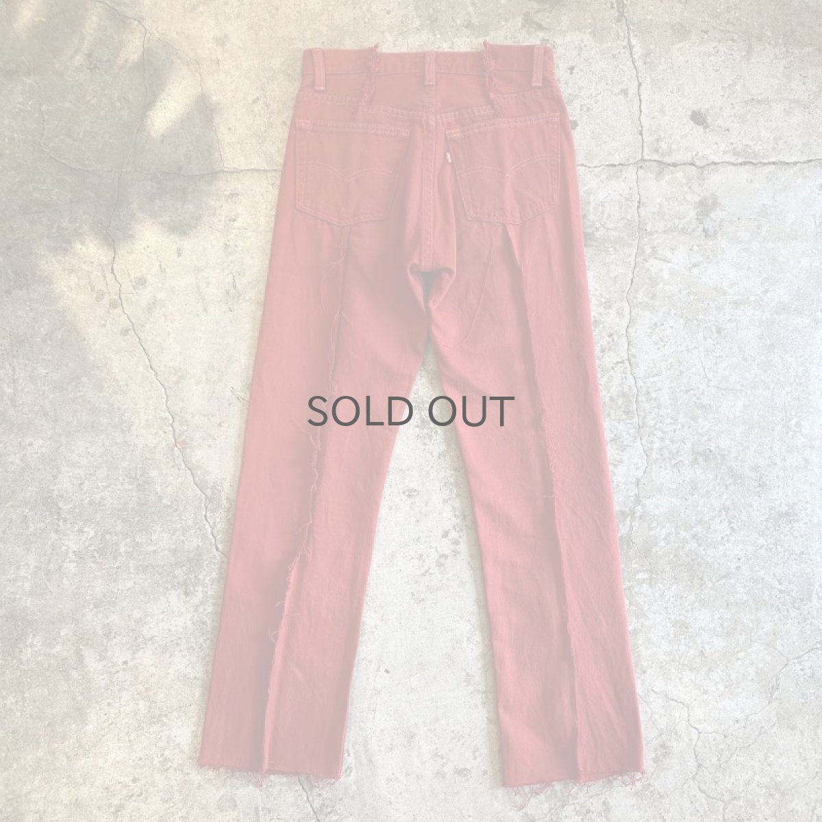 画像2: 【Wiz&Witch】FLARE CUT DENIM PANTS / W28 (2)