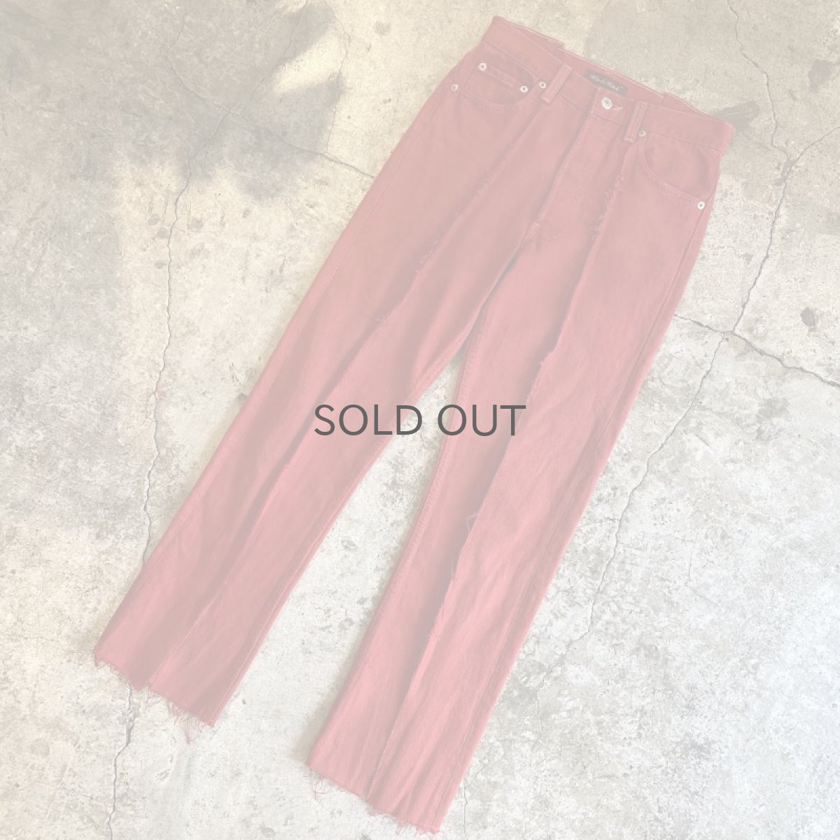 画像4: 【Wiz&Witch】FLARE CUT DENIM PANTS / W28 (4)