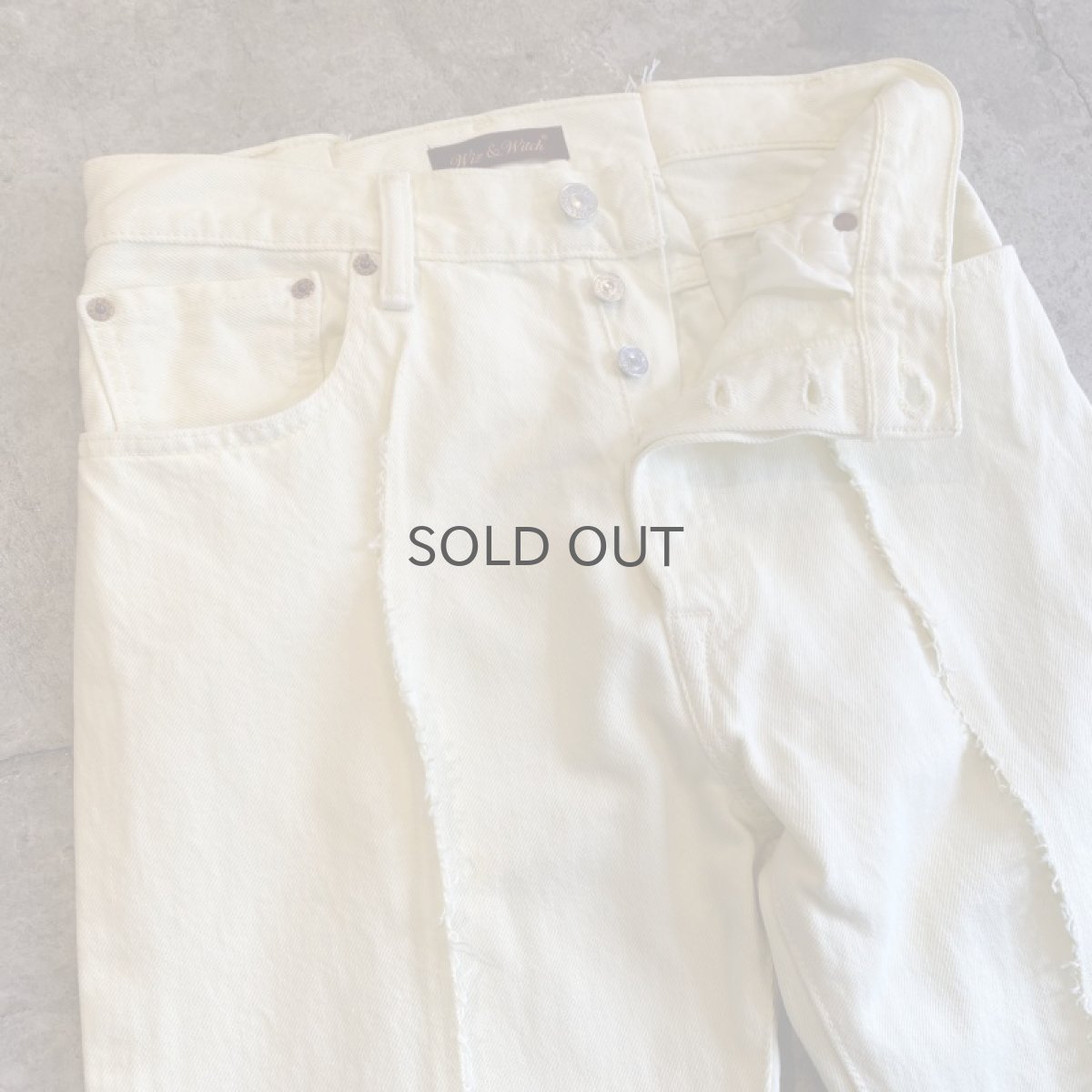 画像6: 【Wiz&Witch】FLARE CUT DENIM PANTS / W29 (6)