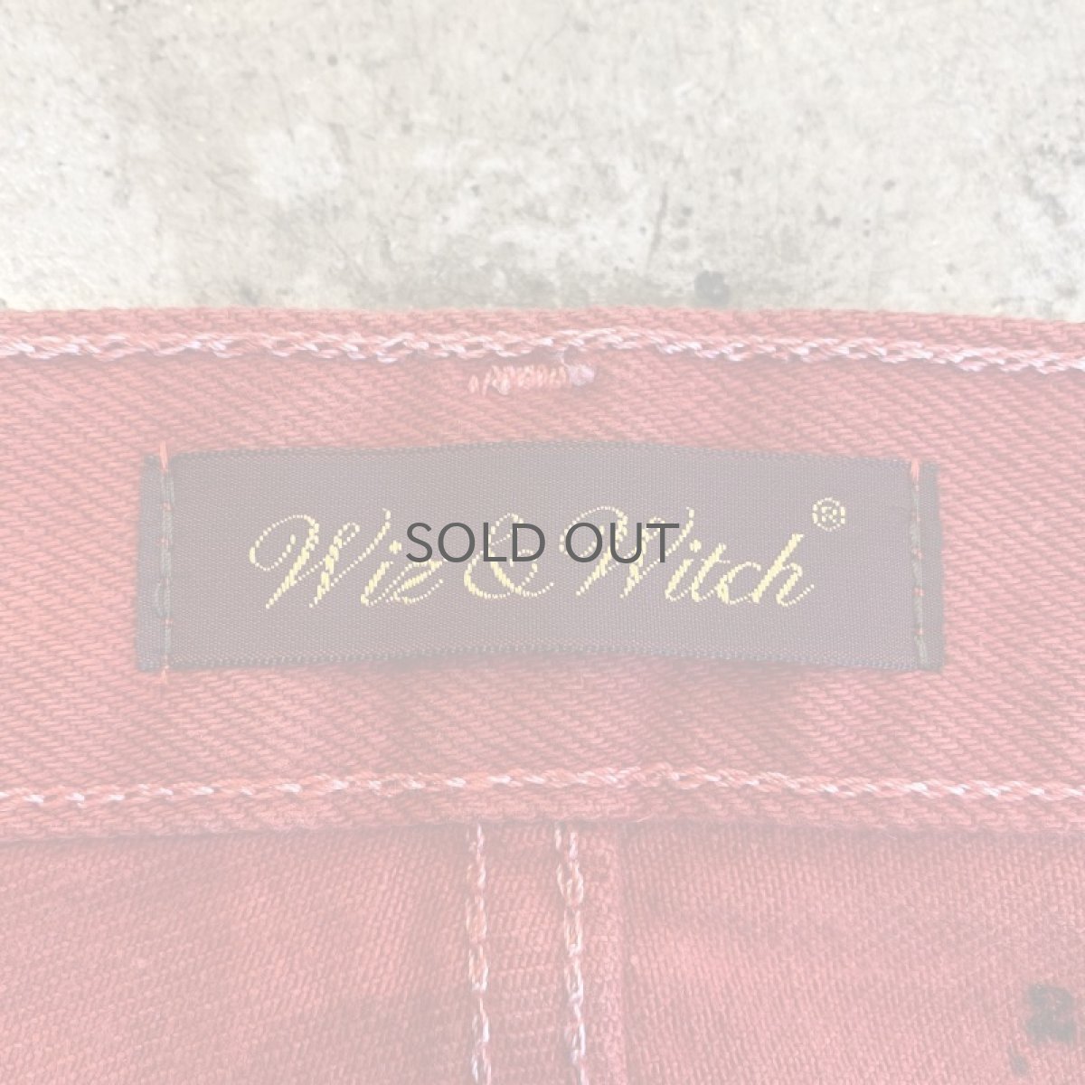 画像11: 【Wiz&Witch】FLARE CUT DENIM PANTS / W28 (11)