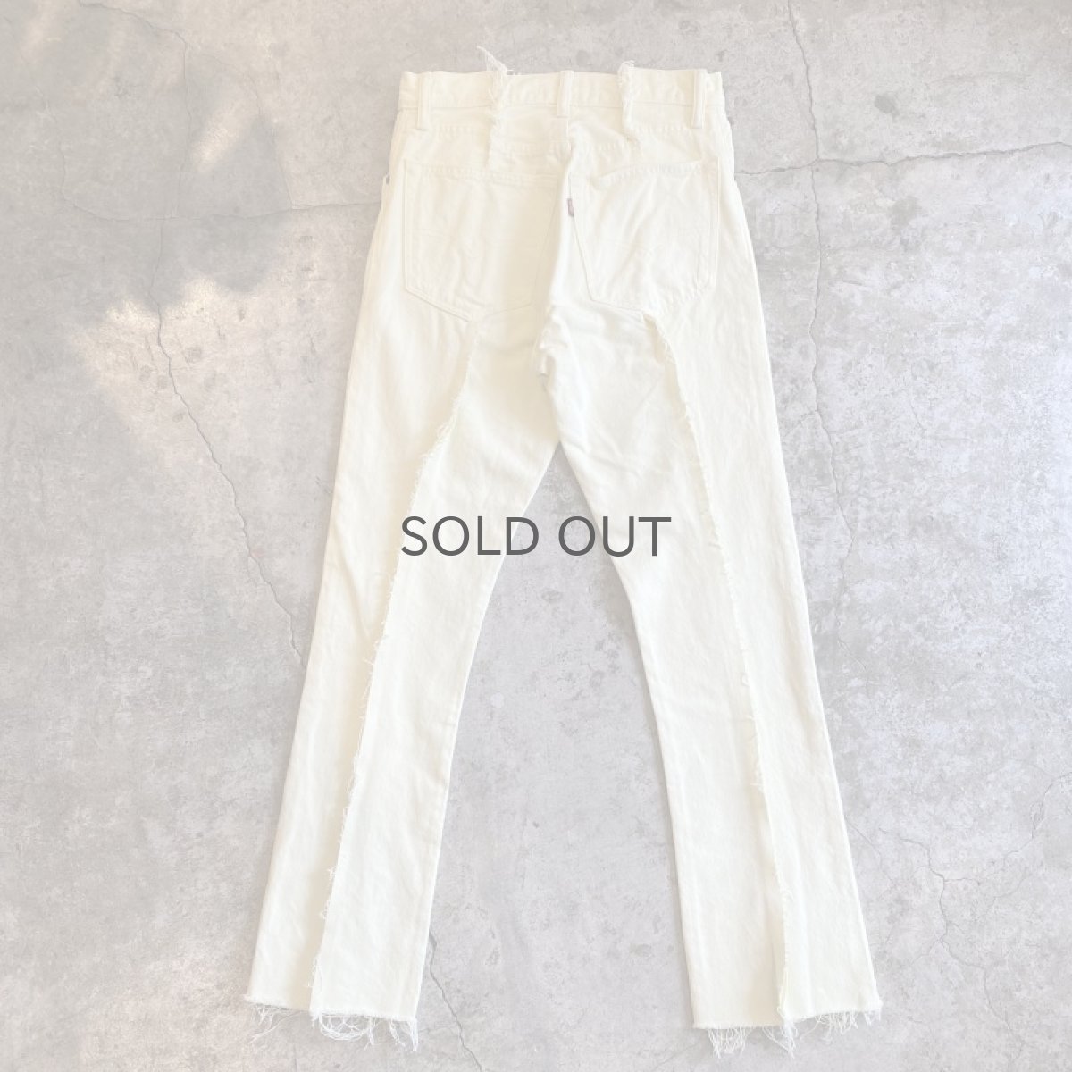 画像2: 【Wiz&Witch】FLARE CUT DENIM PANTS / W29 (2)