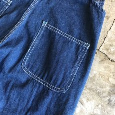 画像10: BLUE DENIM DESIGN OVERALL / Ladies M (10)