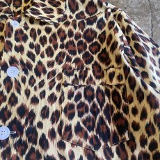 画像8: LEOPARD PATTERN POCKET DESIGN L/S SHIRT / Ladies L (8)