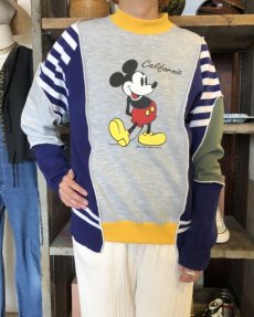 画像12: 【Wiz&Witch】"UNITED" OLD MICKEY FUTURE SWEATER / OS (12)