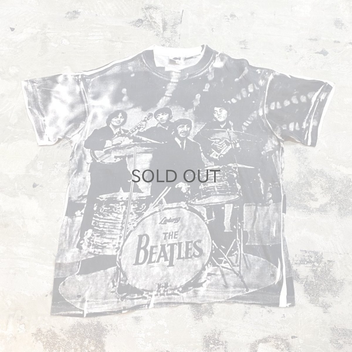 画像1: OLD "BEATLES" PAKISTAN COTTON S/S TEE / Mens L (1)