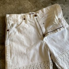 画像8: 【Wiz&Witch】"UNITED" VINTAGE CROCHET DENIM PANTS / W28 (8)