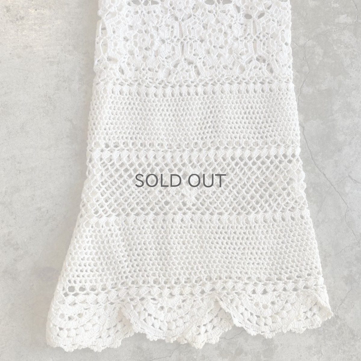 画像10: 【Wiz&Witch】"UNITED" VINTAGE CROCHET DENIM PANTS / W28 (10)