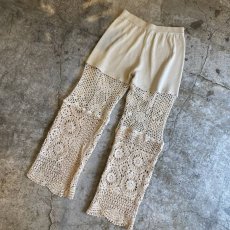 画像4: 【Wiz&Witch】"UNITED" VINTAGE CROCHET PANTS / W28~W31 (4)