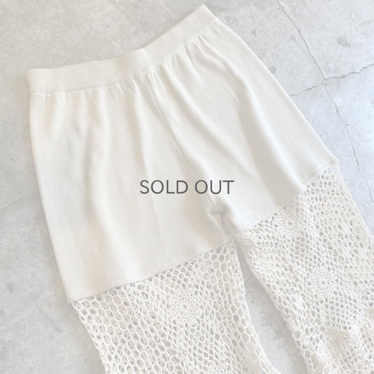 画像3: 【Wiz&Witch】"UNITED" VINTAGE CROCHET PANTS / W28~W31 (3)
