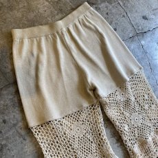 画像3: 【Wiz&Witch】"UNITED" VINTAGE CROCHET PANTS / W28~W31 (3)