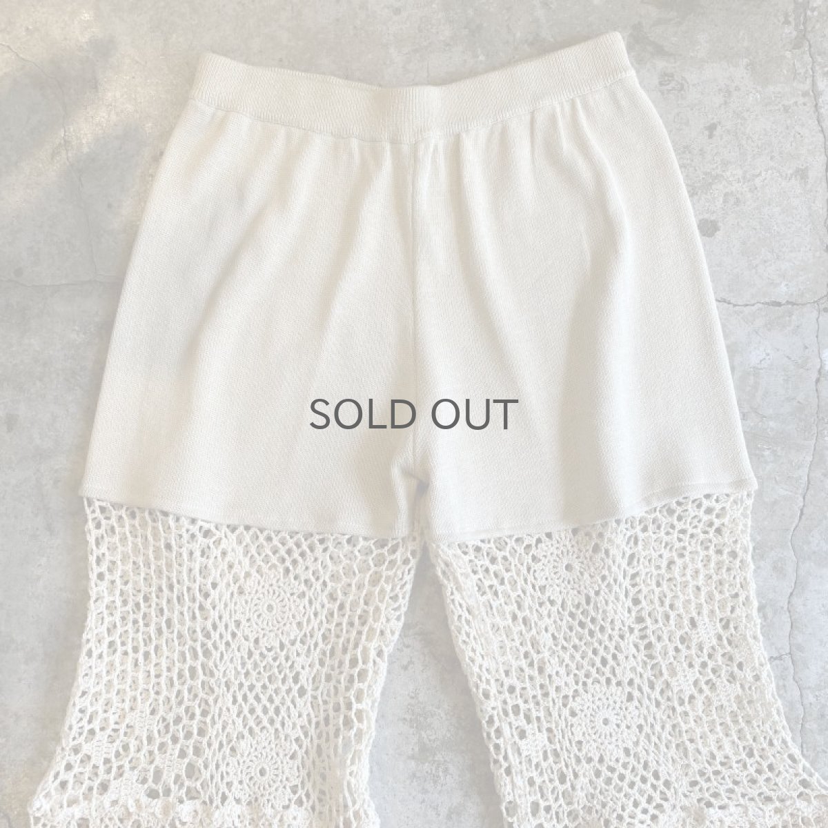 画像9: 【Wiz&Witch】"UNITED" VINTAGE CROCHET PANTS / W28~W31 (9)