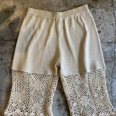 画像9: 【Wiz&Witch】"UNITED" VINTAGE CROCHET PANTS / W28~W31 (9)