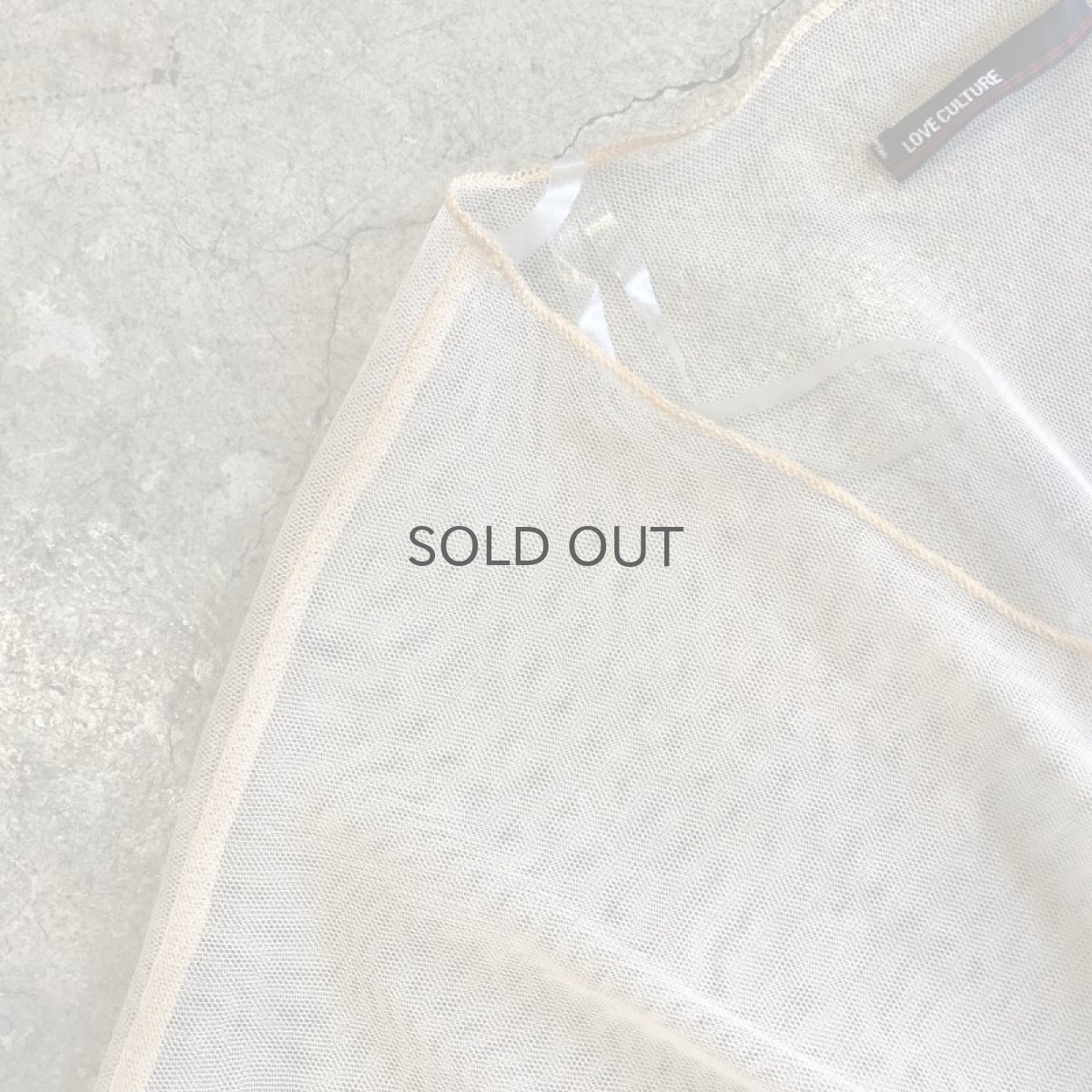 画像8: PALE TONE COLOR PATTERN TULLE LONG CARDIGAN / Ladies S/M (8)