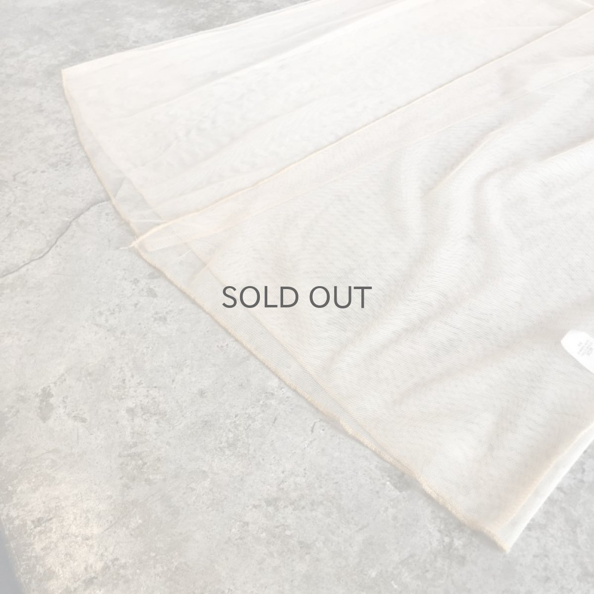 画像4: PALE TONE COLOR PATTERN TULLE LONG CARDIGAN / Ladies S/M (4)