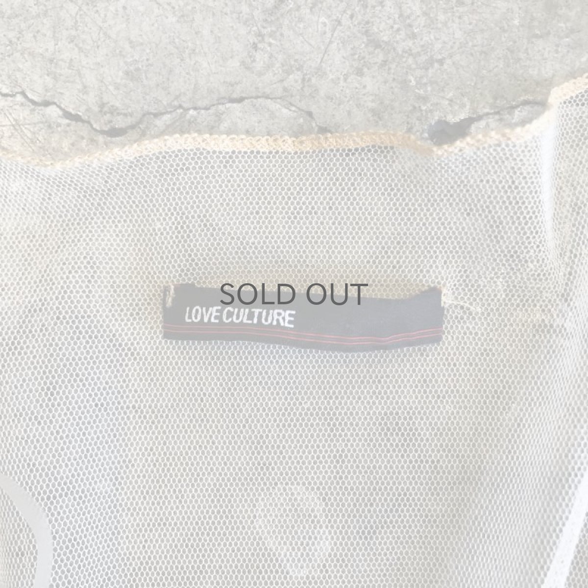 画像11: PALE TONE COLOR PATTERN TULLE LONG CARDIGAN / Ladies S/M (11)