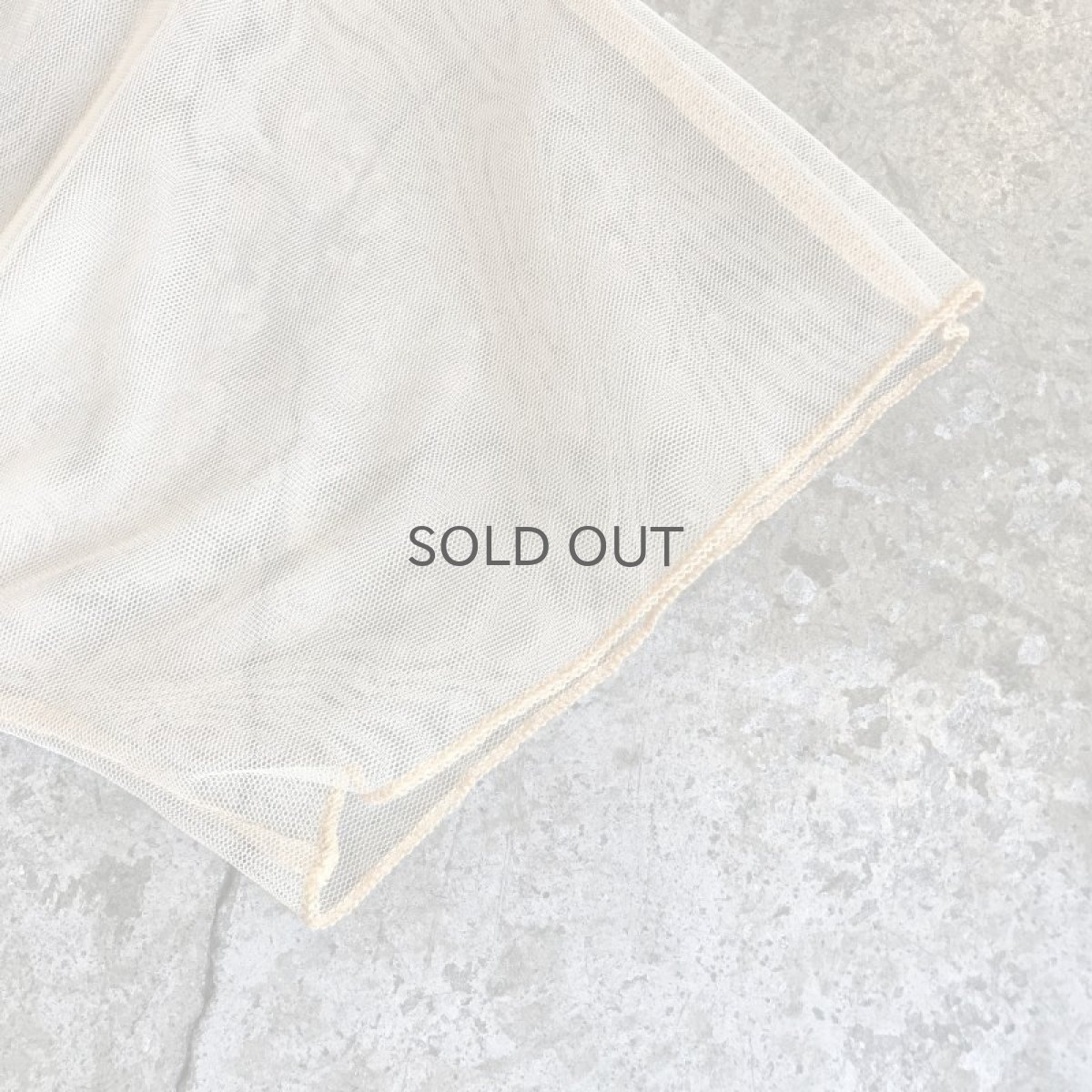 画像6: PALE TONE COLOR PATTERN TULLE LONG CARDIGAN / Ladies S/M (6)