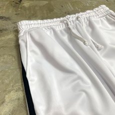 画像3: "ADDICTED" WHITE COLOR SIDE LINE TRACK PANTS / FREE (3)