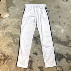 画像2: "ADDICTED" WHITE COLOR SIDE LINE TRACK PANTS / FREE (2)